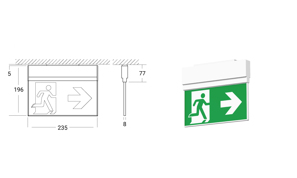 VDC señalizacion de emergencia