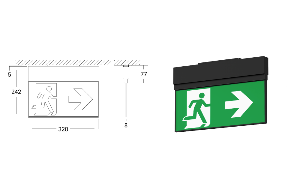 VDC señalizacion de emergencia